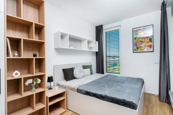 Pronájem bytu 1+kk, Praha - Vysočany, Odkolkova, 42 m2