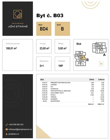 Prodej bytu 2+1, Olomouc, Leopolda Pospíšila, 56 m2