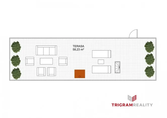 Pronájem bytu 1+kk, Hradec Králové - Pražské Předměstí, Želivského, 39 m2