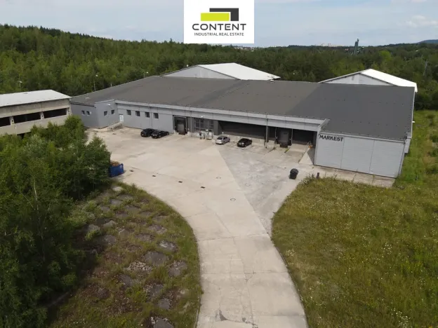 Pronájem výrobních prostor, Sokolov, Chebská, 3372 m2