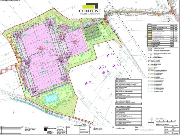 Pronájem výrobních prostor, Lužec nad Vltavou, 11000 m2