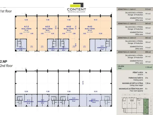 Pronájem výrobních prostor, Praha - Malešice, Tiskařská, 458 m2
