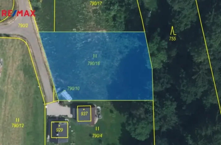 Prodej pozemku pro bydlení, Nekoř, 1543 m2