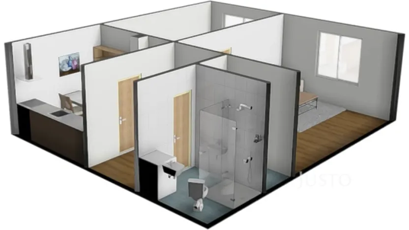 Pronájem bytu 2+1, Písek, Budějovická, 53 m2