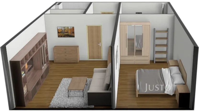 Pronájem bytu 2+1, Písek, Budějovická, 53 m2