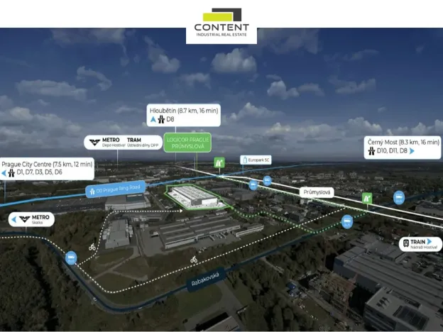 Pronájem skladu, Praha - Hostivař, K pérovně, 4240 m2