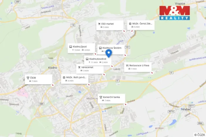 Pronájem skladu, Kladno - Dubí, Dubská, 960 m2