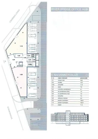 Pronájem kanceláře, Praha - Lahovice, Strakonická, 123 m2