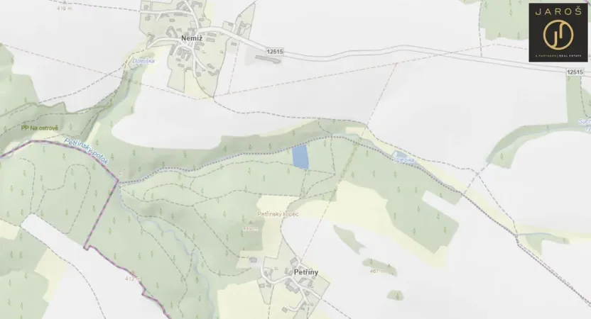 Prodej lesa, Tehov, 4064 m2