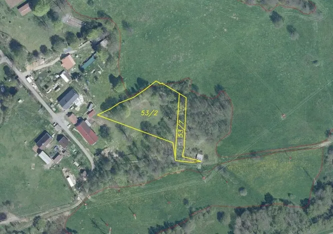 Prodej pozemku, Dolní Nivy, 3865 m2