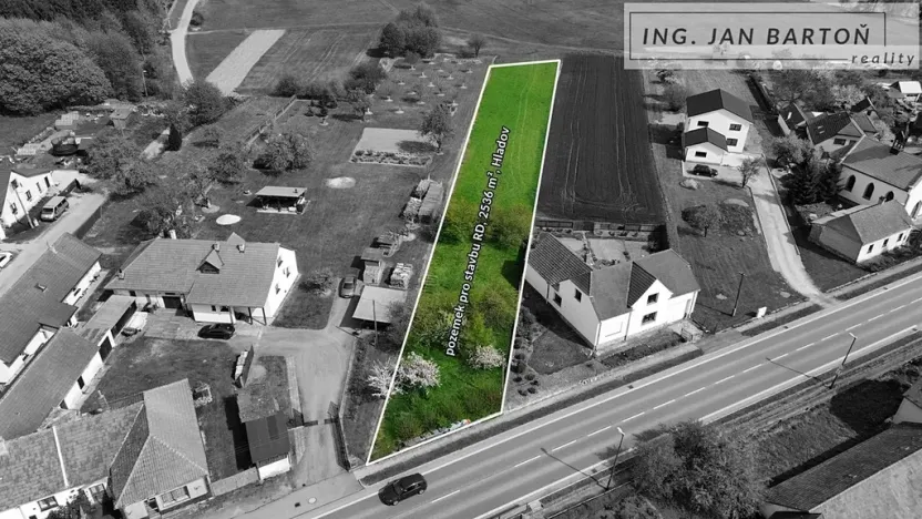 Prodej pozemku pro bydlení, Hladov, 2536 m2
