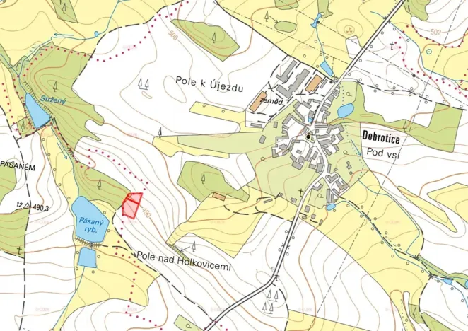 Prodej pole, Chanovice, 2862 m2
