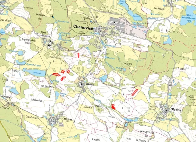 Prodej pole, Chanovice, 33295 m2