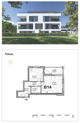 Prodej bytu 2+kk, Olomouc, Leopolda Pospíšila, 51 m2