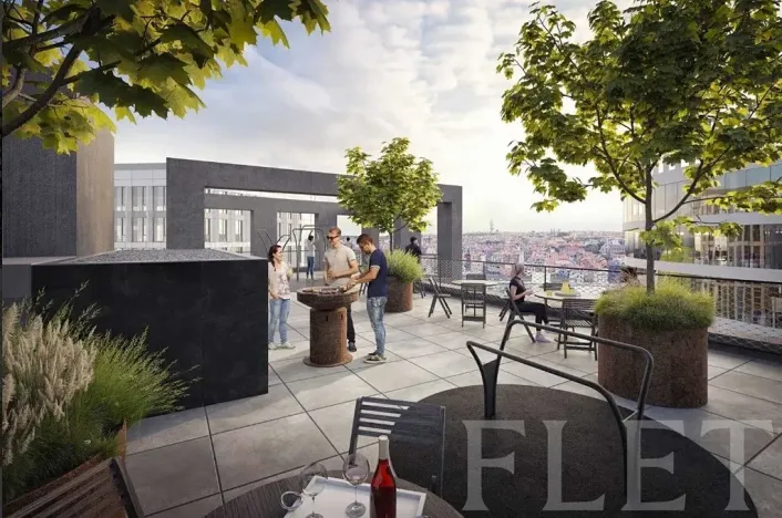 Pronájem bytu 1+kk, Praha - Smíchov, Plzeňská, 20 m2