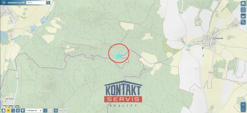 Prodej lesa, Kasejovice - Chloumek, 4325 m2