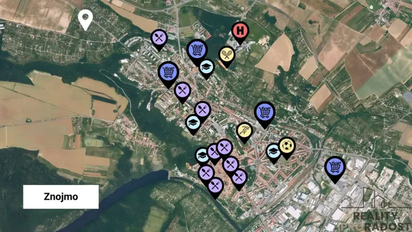 Prodej zahrady, Znojmo, 1921 m2