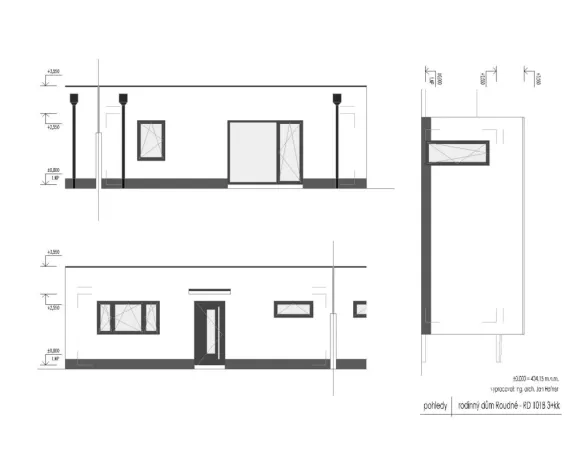 Prodej rodinného domu, Roudné, Pšeničná, 65 m2