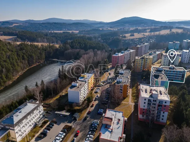 Pronájem bytu 3+1, Kaplice, 1. máje, 72 m2