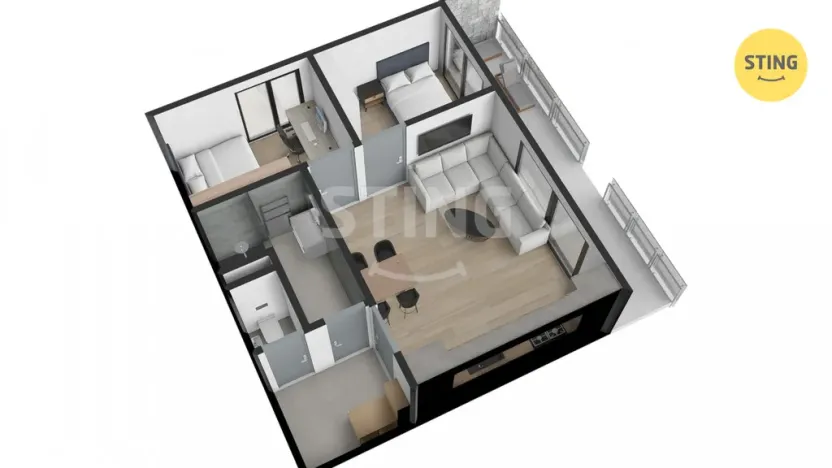 Prodej bytu 3+kk, Ostrava, Kasalického, 81 m2