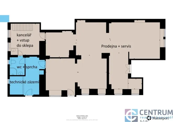 Prodej obchodního prostoru, Liberec - Liberec XV-Starý Harcov, Svobody, 146 m2