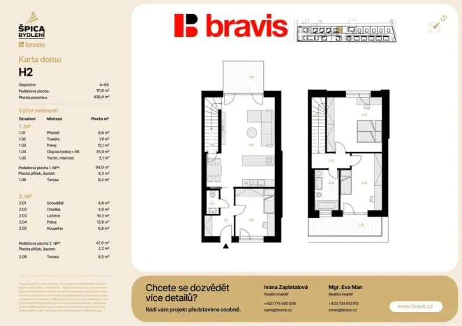 Prodej rodinného domu, Brno, 111 m2