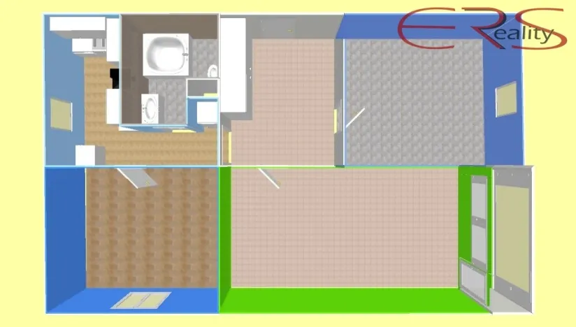 Prodej bytu 3+1, Tanvald, Radniční, 70 m2