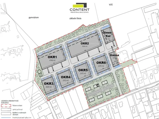Pronájem skladu, Ostrava - Hrabová, Krmelínská, 2559 m2
