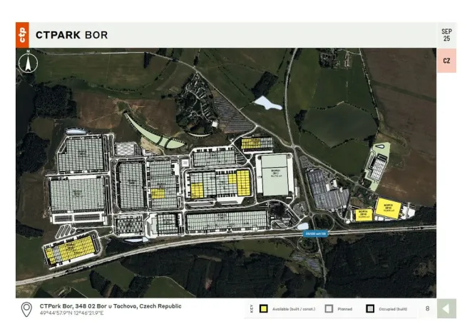 Pronájem skladu, Bor - Nová Hospoda, 2377 m2