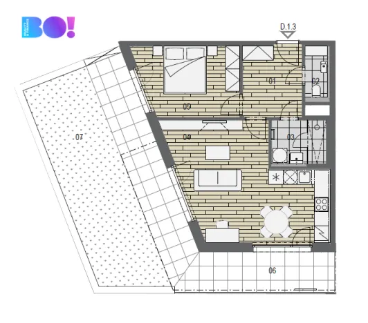 Pronájem bytu 2+kk, Ostrava, F. X. Riepla, 117 m2