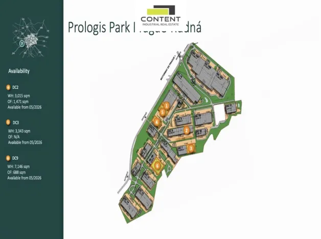 Pronájem skladu, Rudná, K Vypichu, 4733 m2