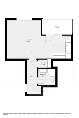 Pronájem bytu 1+kk, Praha - Ruzyně, Stočesova, 36 m2