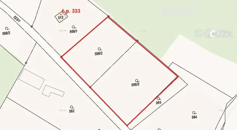 Prodej pozemku pro bydlení, Malé Svatoňovice, 2318 m2