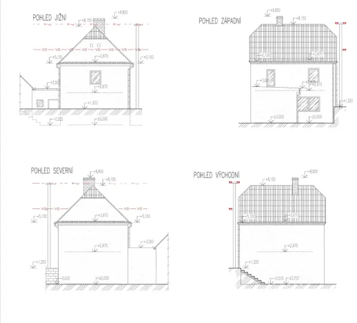 Prodej rodinného domu, Hostouň, Na Pohoří, 51 m2