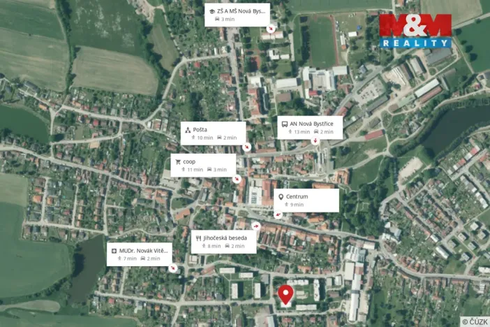 Prodej bytu 3+1, Nová Bystřice, Rybní, 68 m2