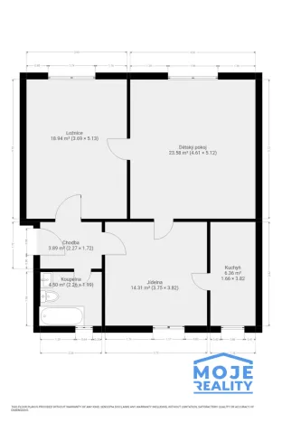 Prodej bytu 3+1, Nýřany, Horova, 71 m2
