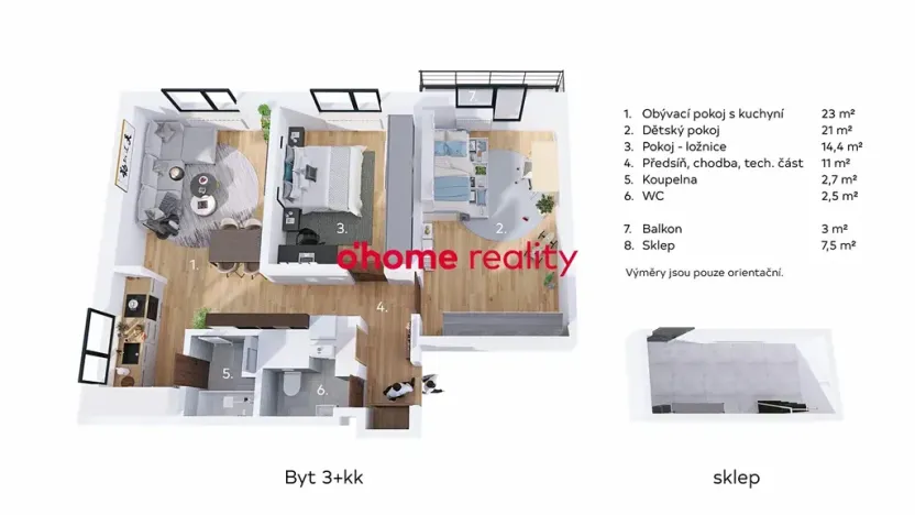 Prodej bytu 3+kk, Olomouc, Lazecká, 77 m2