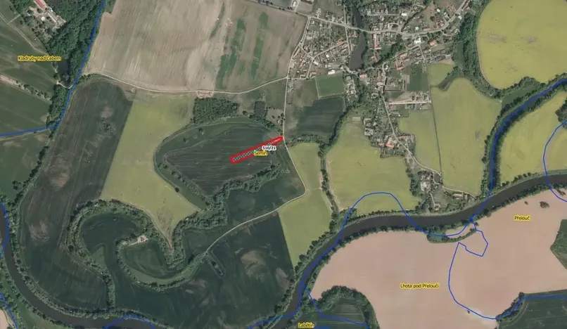 Prodej podílu pole, Semín, 2539 m2