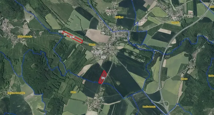 Prodej podílu pole, Velemín, 5988 m2