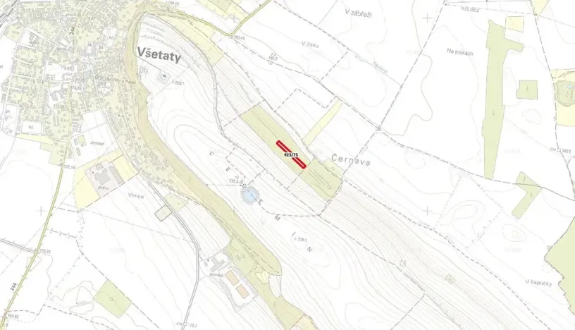 Prodej podílu pole, Čečelice, 1455 m2