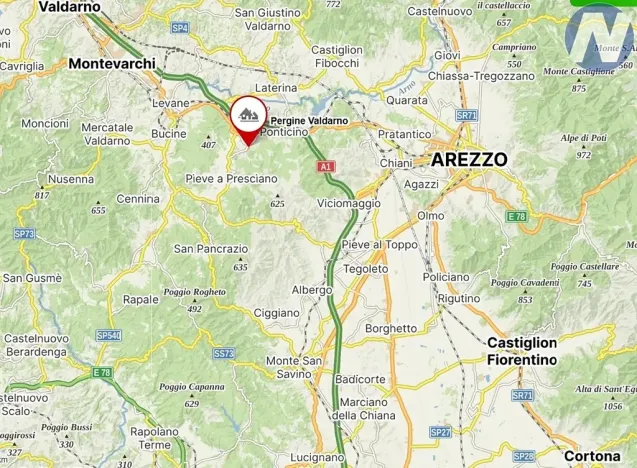 Prodej rodinného domu, Laterina Pergine Valdarno, Itálie, 80 m2