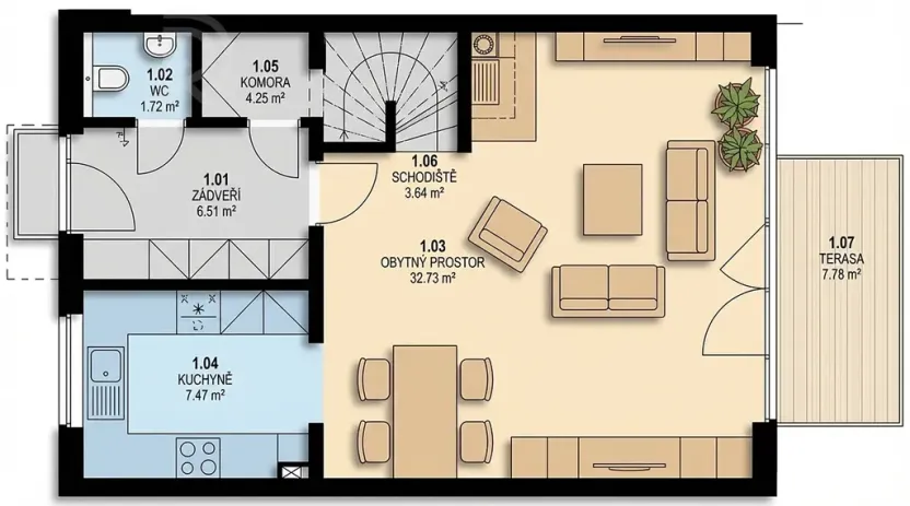 Prodej rodinného domu, Kutná Hora, Švestková, 106 m2