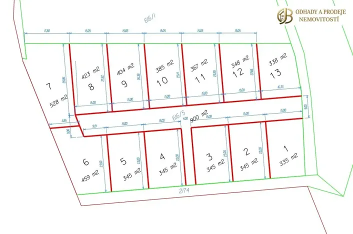 Prodej zahrady, Šumperk, Zábřežská, 345 m2