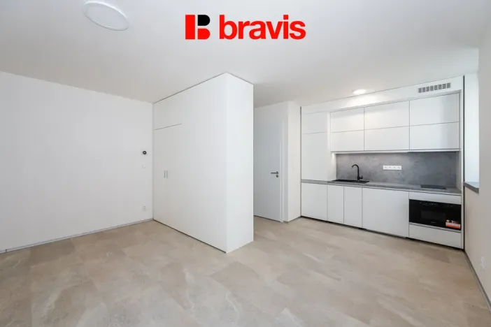 Pronájem bytu 1+kk, Brno - Zábrdovice, Příkop, 30 m2