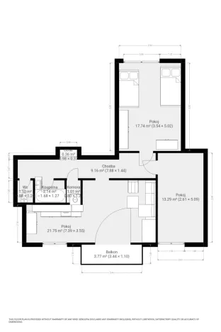 Pronájem bytu 3+kk, Brno - Líšeň, Bačovského, 72 m2