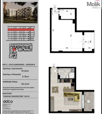 Prodej bytu 1+kk, Golem, 47 m2
