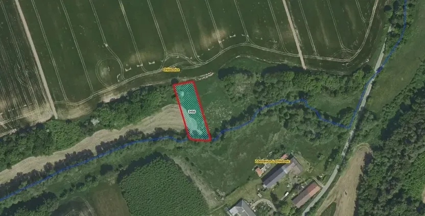 Prodej louky, Chlístovice, 2031 m2