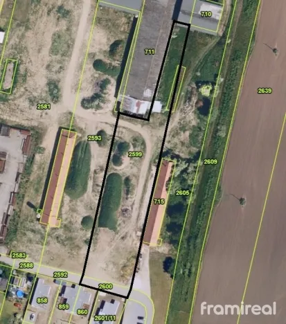 Prodej komerčního pozemku, Strachotín, 4409 m2