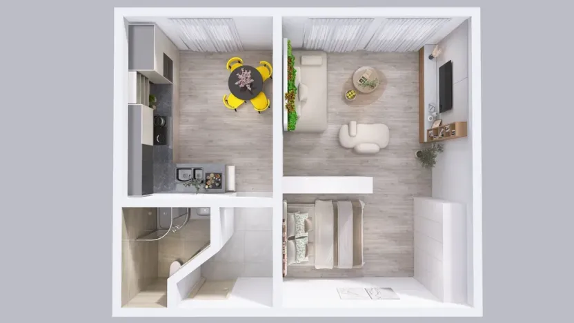 Prodej bytu 2+kk, Trutnov - Poříčí, Voletinská, 50 m2