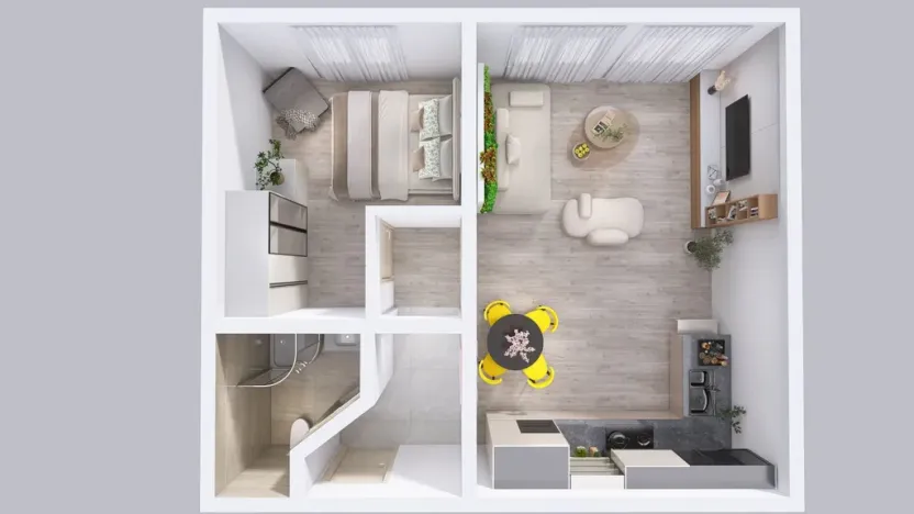 Prodej bytu 2+kk, Trutnov - Poříčí, Voletinská, 50 m2